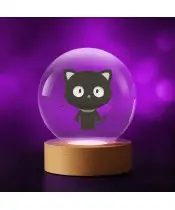 3D Sanrio Chococat Hello Kitty Kristallkugel
