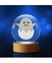 Kryształowa Kulka 3D Sanrio Gudetama Hello Kitty