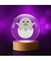 Kryształowa Kulka 3D Sanrio Gudetama Hello Kitty