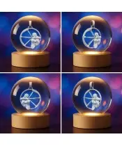 3D Crystal Ball Zodiac Sign Sagittarius
