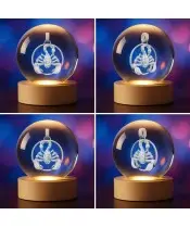 3D Crystal Ball Zodiac Sign Scorpio