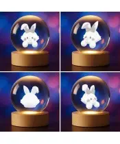 3D Sanrio Kristallkugel Wünsch mir was Hello Kitty