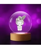 3D Sanrio Crystal Ball Wish me mell Hello Kitty