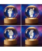 3D Sanrio Crystal Ball Wish me mell Hello Kitty