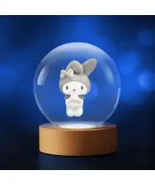 3D Sanrio Kristallkugel Wünsch mir was Hello Kitty