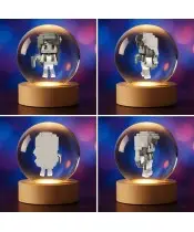 3D Crystal Ball Zodiac Sign Virgo