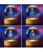 3D Kristallkugel Herr der Ringe Gimli