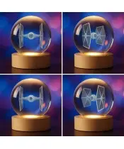 Star Wars Tie Fighter 3D-Kristallkugel