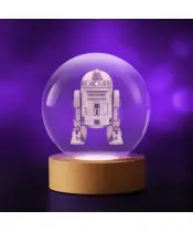 3D Star Wars R2-D2 Kristallkugel