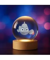 3D Kristallkugel Nemo Fisch Märchen