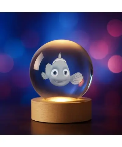 3D Kristallkugel Nemo Fisch...