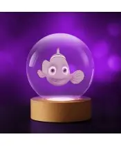 Kryształowa Kulka 3D Rybka Nemo Bajka