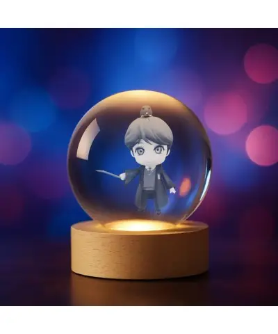 3D Crystal Ball Ron Weasley...