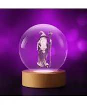 3D Kristallkugel Gandalf Der Herr der Ringe