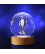3D Kristallkugel Gandalf Der Herr der Ringe
