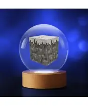Minecraft Dirt 3D Kristallkugel