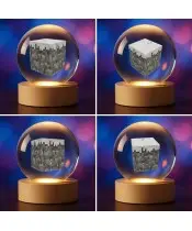 Minecraft Dirt 3D Crystal Ball