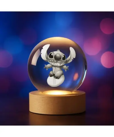 3D Crystal Ball Stich Surfer