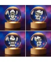3D Crystal Ball Christmas Stitch Santa