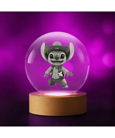 Kryształowa Kulka 3D Stich...