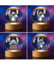 Kryształowa Kulka 3D Stich z Lodami
