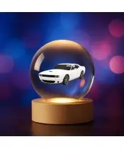 3D Dodge Challenger Crystal Ball