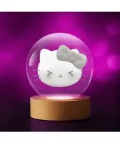 Hello Kitty Märchen 3D-Kristallkugel