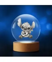 3D Crystal Ball Stitch with Guitar