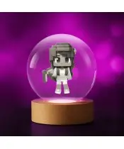 Crystal Ball 3D Roblox Spielfigur mit Hut