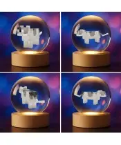 3D-Kristallkugel-Minecraft-Katzenspiel