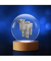 3D-Kristallkugel Minecraft Kamelspiel