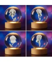 3D Kristallkugel Meerjungfrau Meerjungfrau