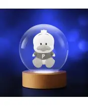 3D Sanrio Pekkle Hello Kitty Kristallkugel