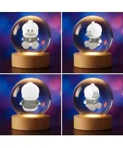 3D Sanrio Pekkle Hello Kitty Kristallkugel