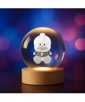 3D Sanrio Pekkle Hello Kitty Kristallkugel