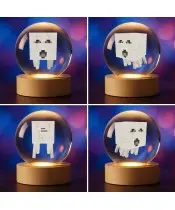 Kryształowa Kulka 3D Gra Minecraft Ghast