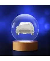 3D Crystal Ball Barbie Doll Car