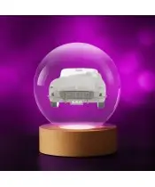 3D Crystal Ball Barbie Doll Car