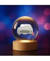 3D Crystal Ball Barbie Doll Car