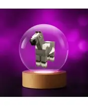 3D Crystal Ball Minecraft Pferdespiel