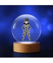 Miraculous Ladybug und Cat Noir 3D-Kristallkugel