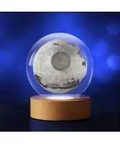3D Crystal Ball Boba Fett Star Wars Helmet