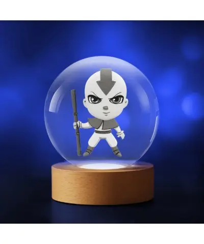 3D Crystal Ball Aang Avatar...