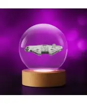 3D Star Wars Millennium Falcon Crystal Ball