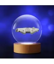 3D Star Wars Millennium Falcon Kristallkugel
