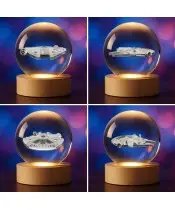 3D Star Wars Millennium Falcon Crystal Ball