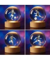 3D Crystal Ball Boy Soccer Player