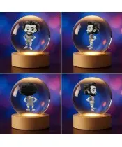3D-Kristallkugel-Fußballspieler Mohamed Salah