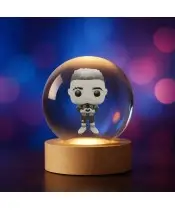 3D Kristallkugel Fußballer Raphinha