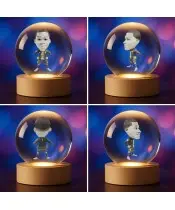 3D-Kristallkugel Fußballer Kylian Mbappe